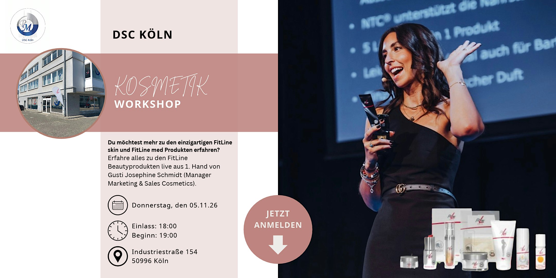 KOSMETIK Workshop mit MM&SC Gusti Josephine Schmidt