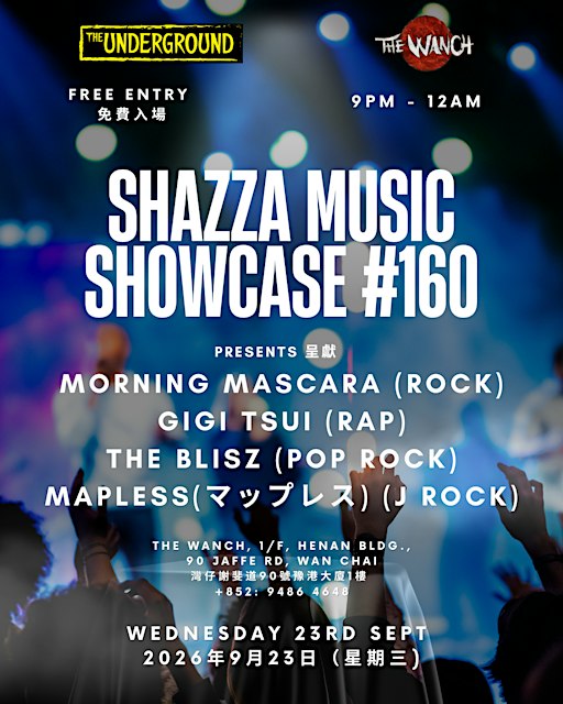 SHAZZA MUSIC SHOWCASE # 160