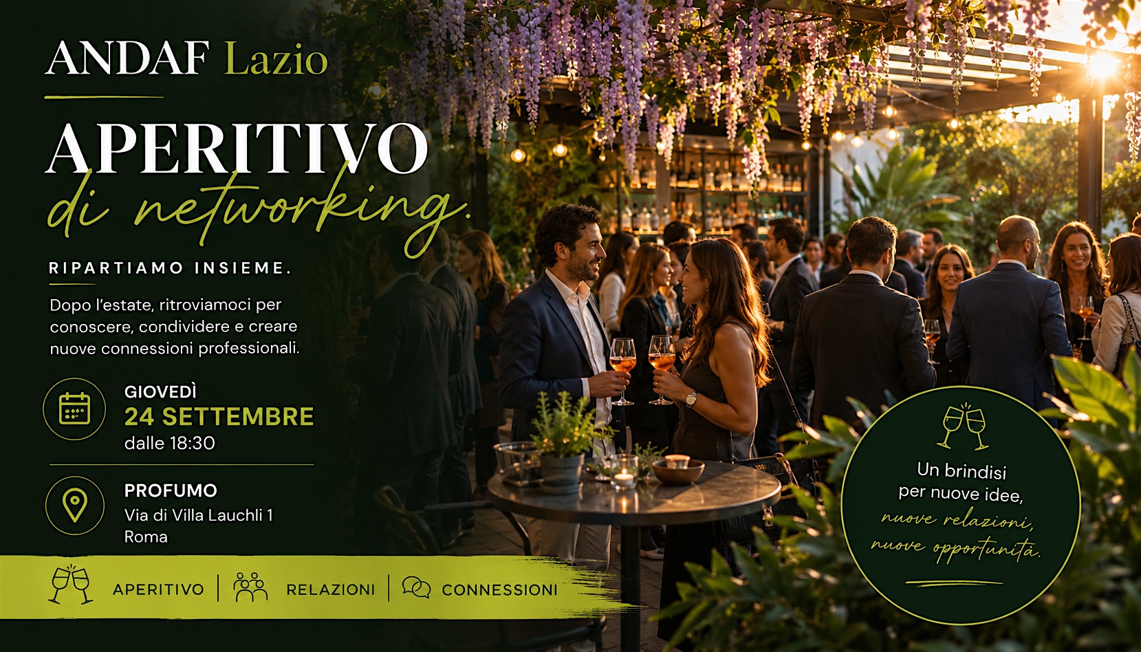 Aperitivo ANDAF Lazio | Networking e saluti