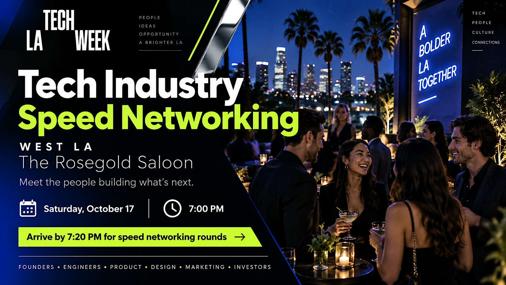 Tech Industry Speed Networking | West LA #LATechWeek