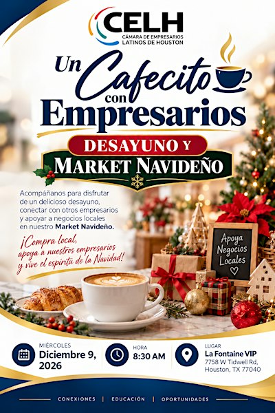 Desayuno Empresarial Diciembre 2026 - Market Navideño