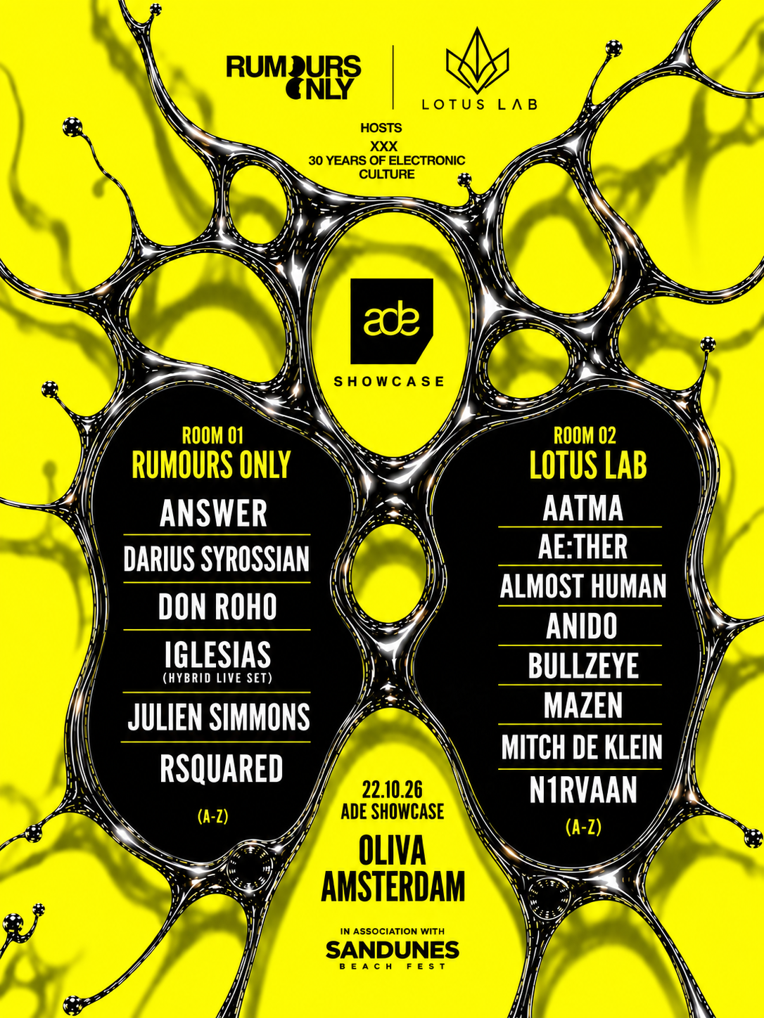 Rumours Only x Lotus Labs ADE Showcase