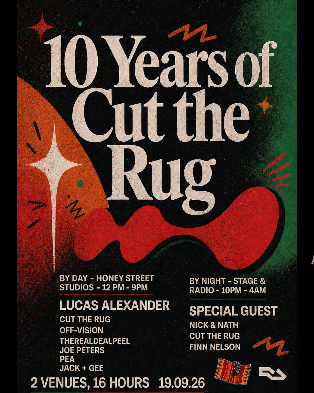 Cut the Rug 10th Birthday W/Lucas Alexander