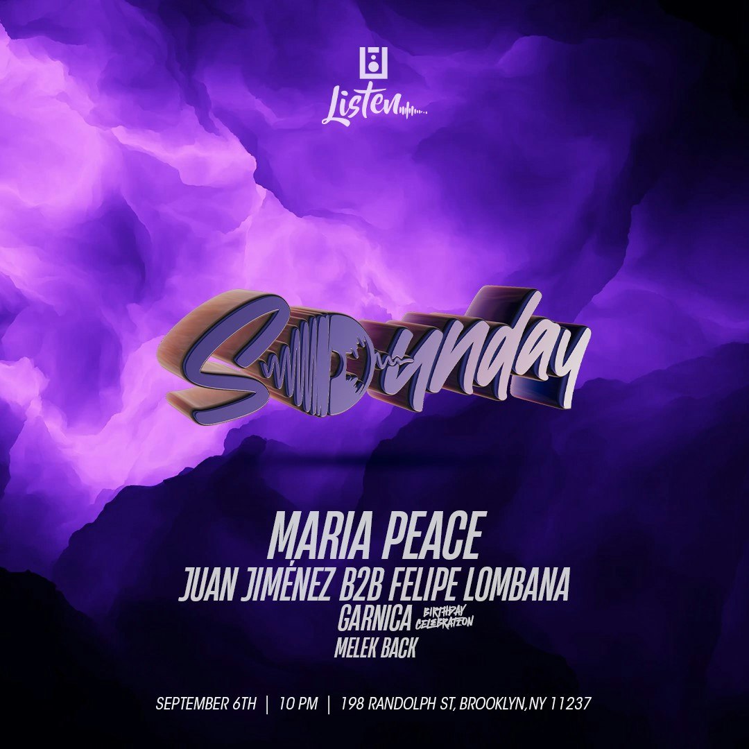 SUNDAY'S AT LISTEN BROOKLYN