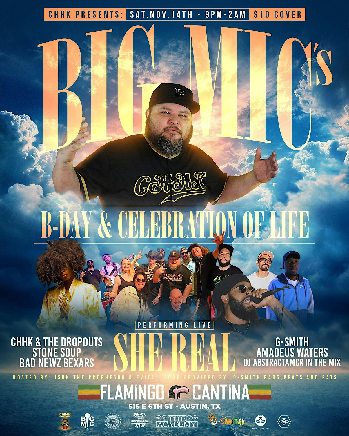 CHHK Presents: Big Mic's B-Day & Celebration of Life
