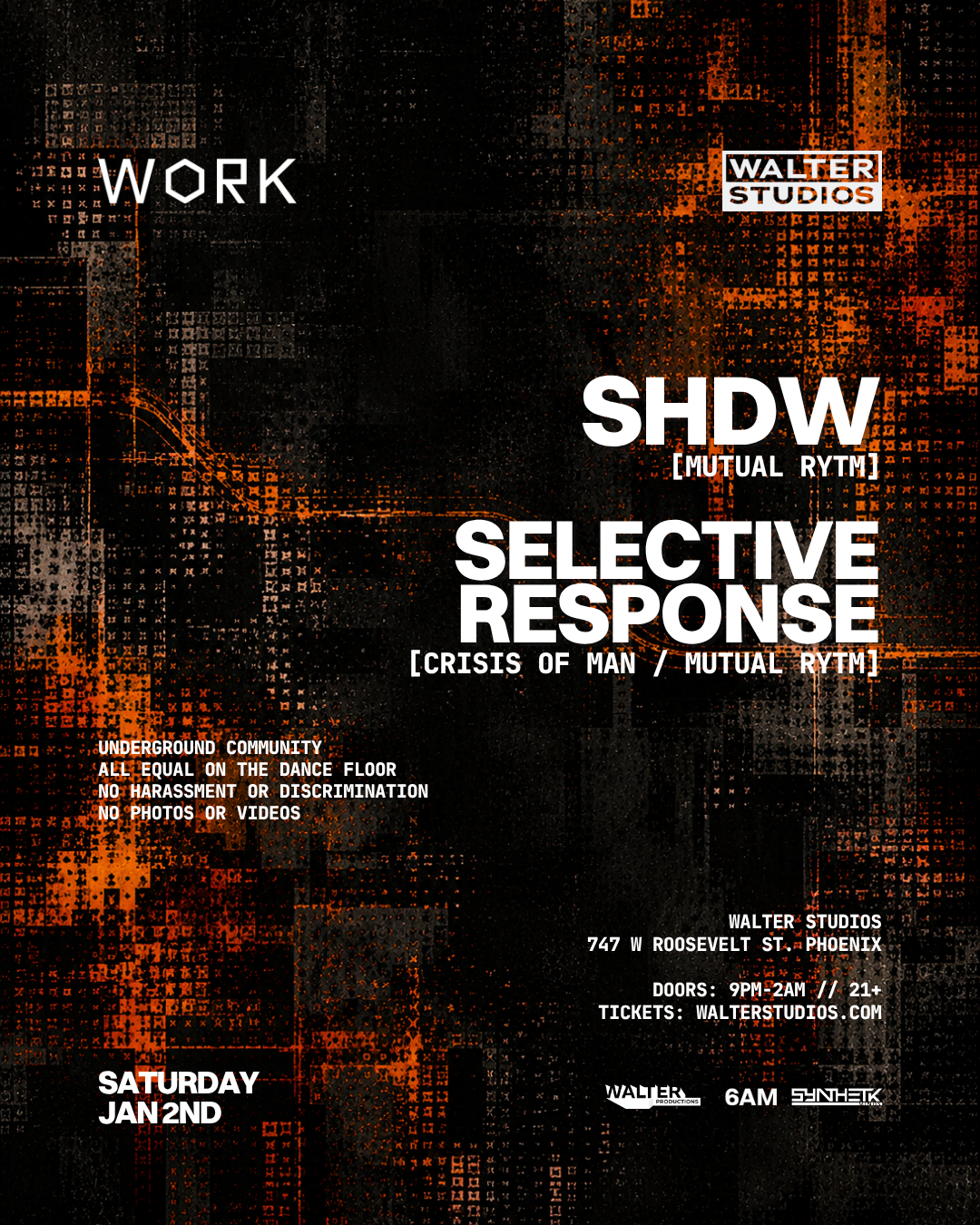 WORK presents: SHDW & Selective Response