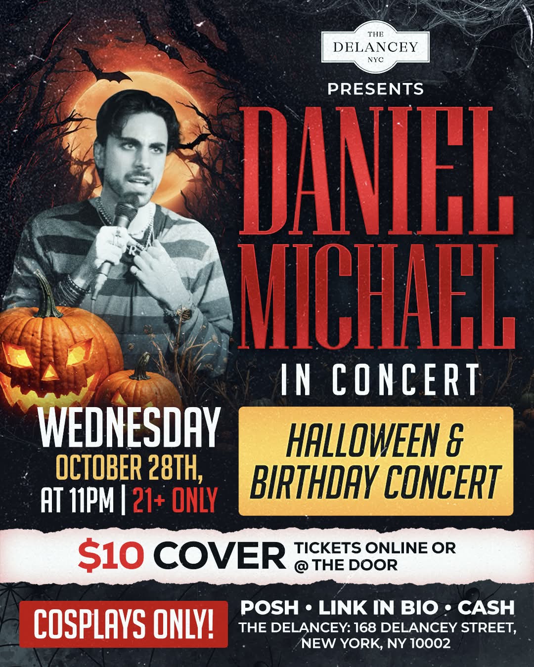 Daniel Michael In Concert | Live at The Delancey | Cosplays Only