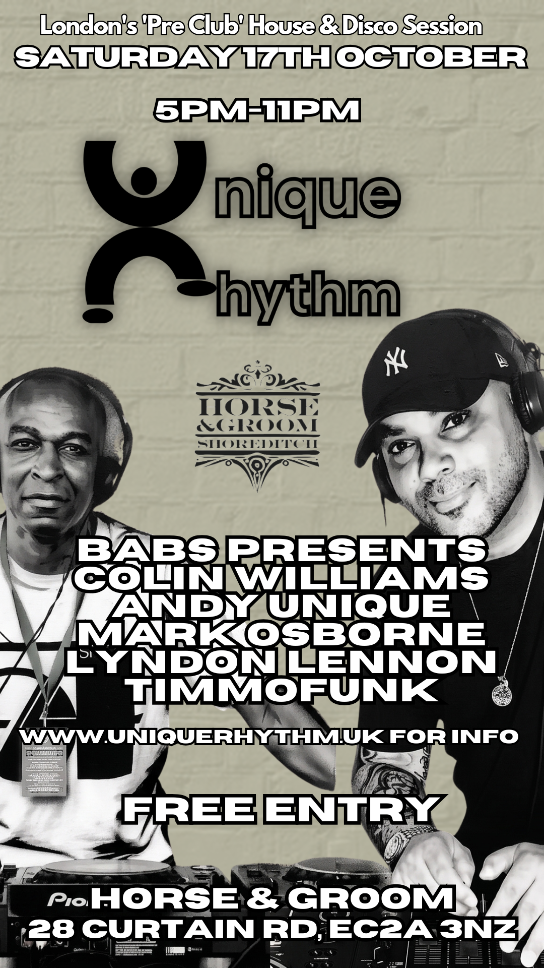Unique Rhythm free party