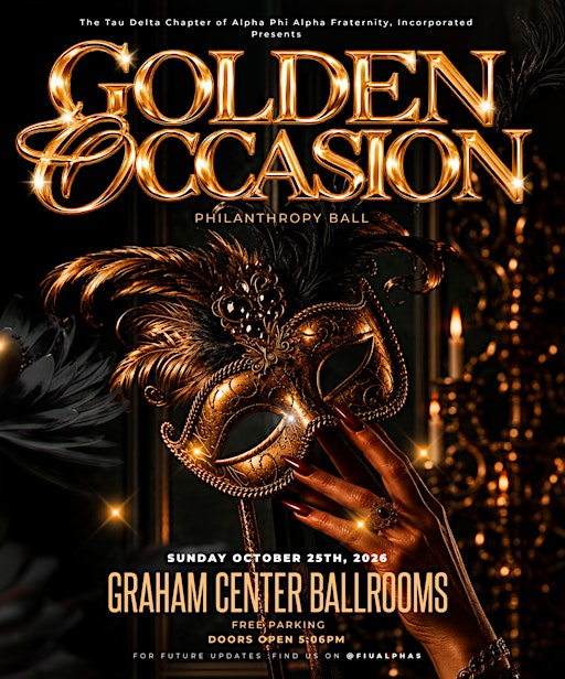 Tau Delta's Annual Golden Occasion: Masquerade Ball