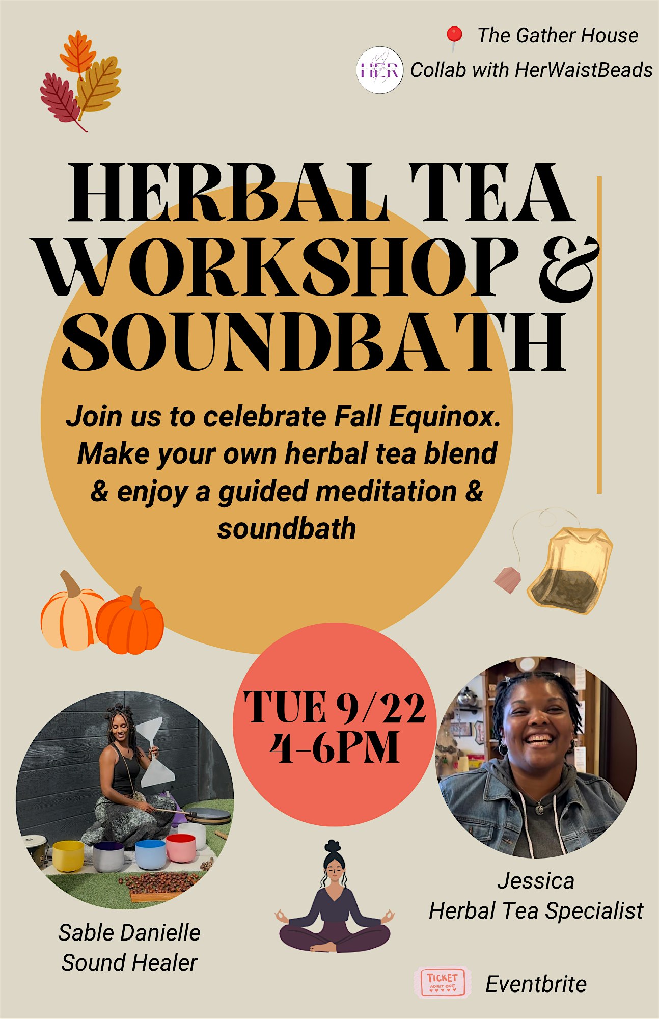 Fall Equinox Herbal Tea Workshop & Soundbath