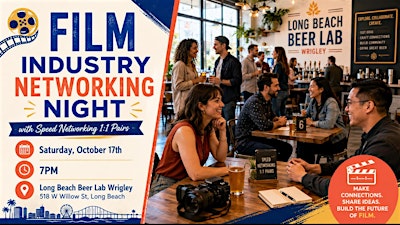 Film Industry Networking Night | LONG BEACH | 1:1 Pairs