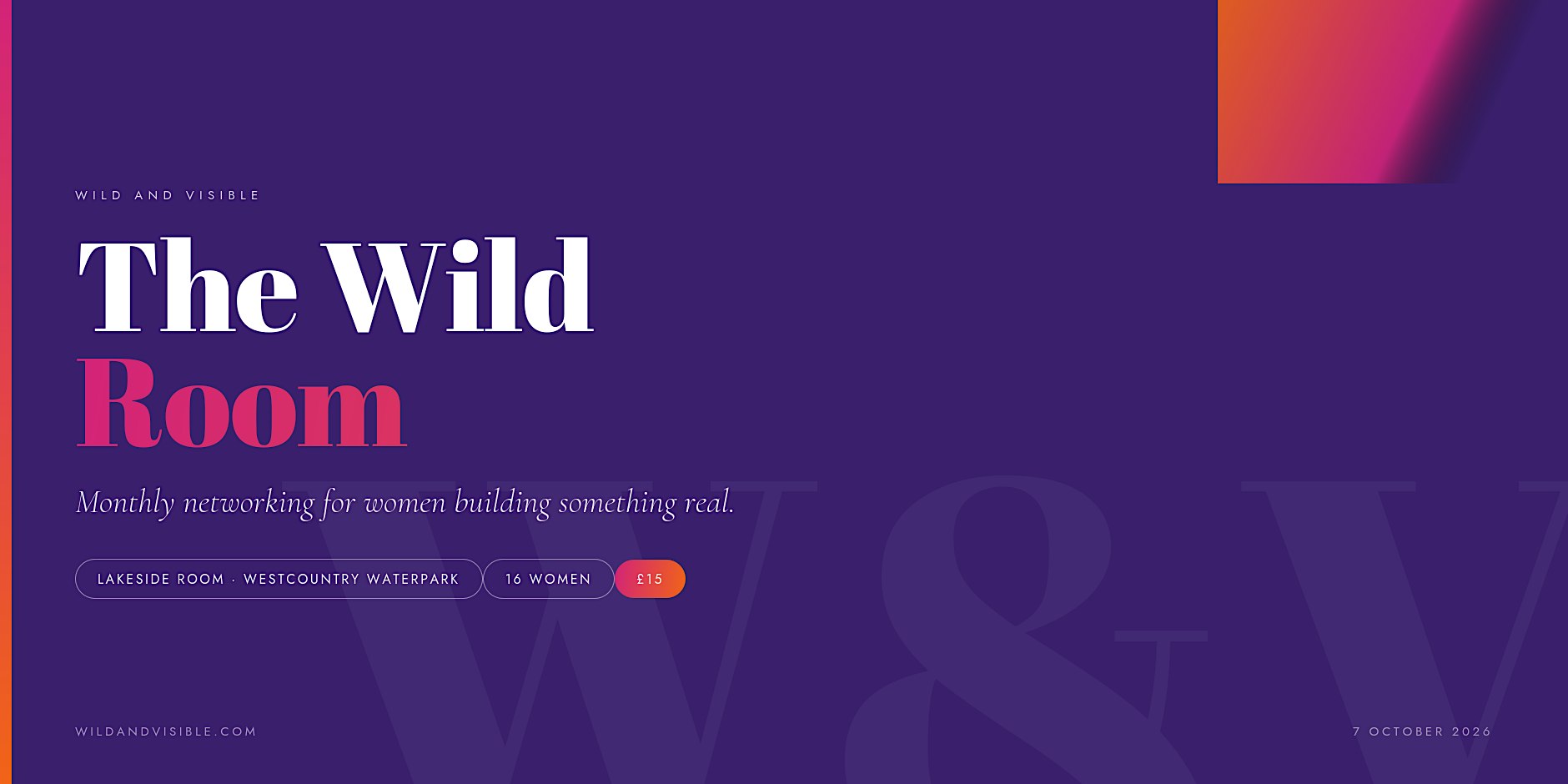 The Wild Room — Womens Business Networking
