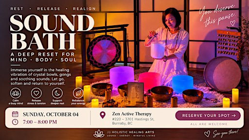 Rest, Relief and Realign Sound Bath ,Reiki & Somatic Sound Healing