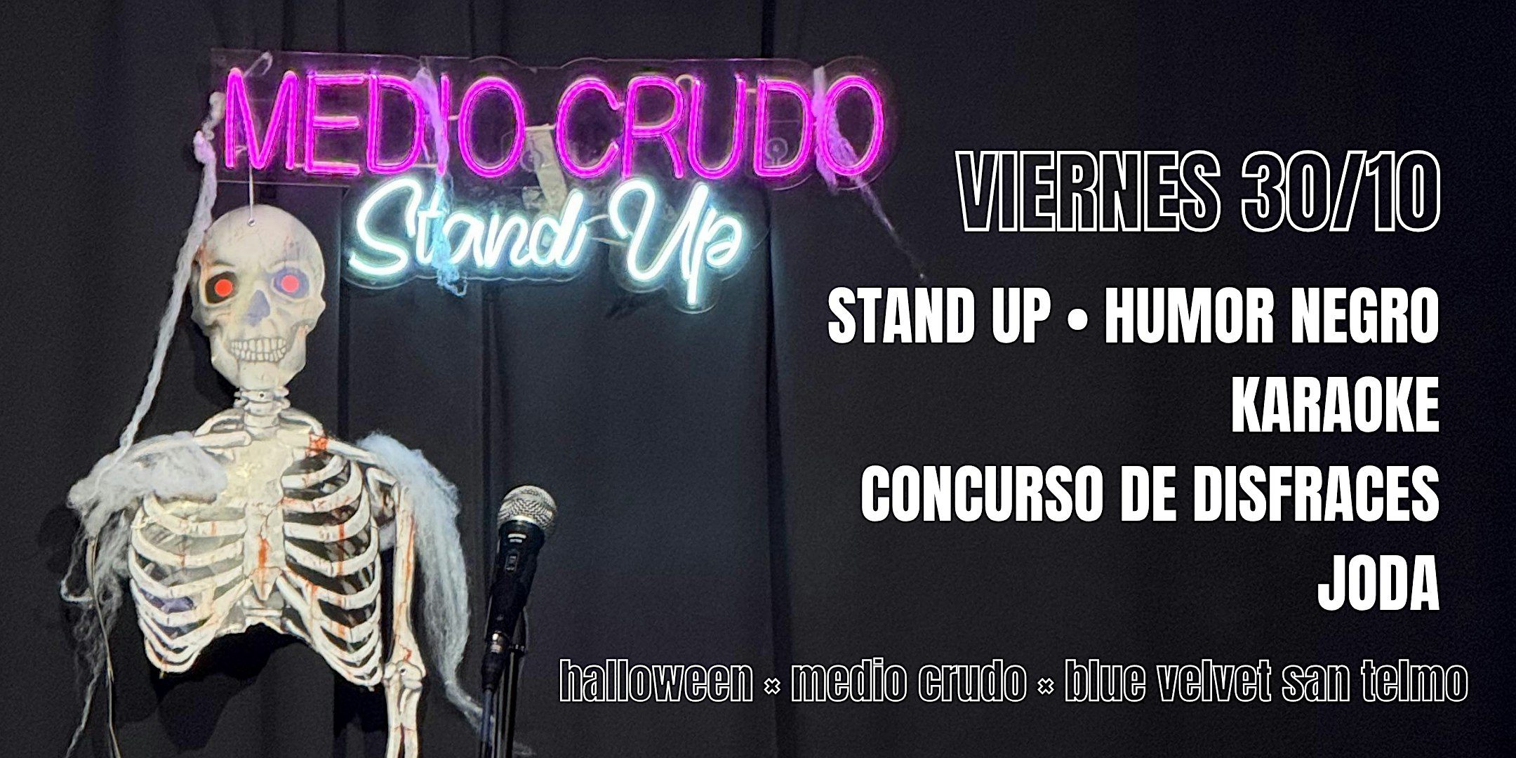 MAMBAS NEGRAS Festival de Halloween |  Stand Up + Karaoke + DJ