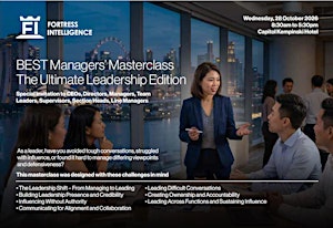 Best Manager's Masterclass - The Ultimate Leadership Edition