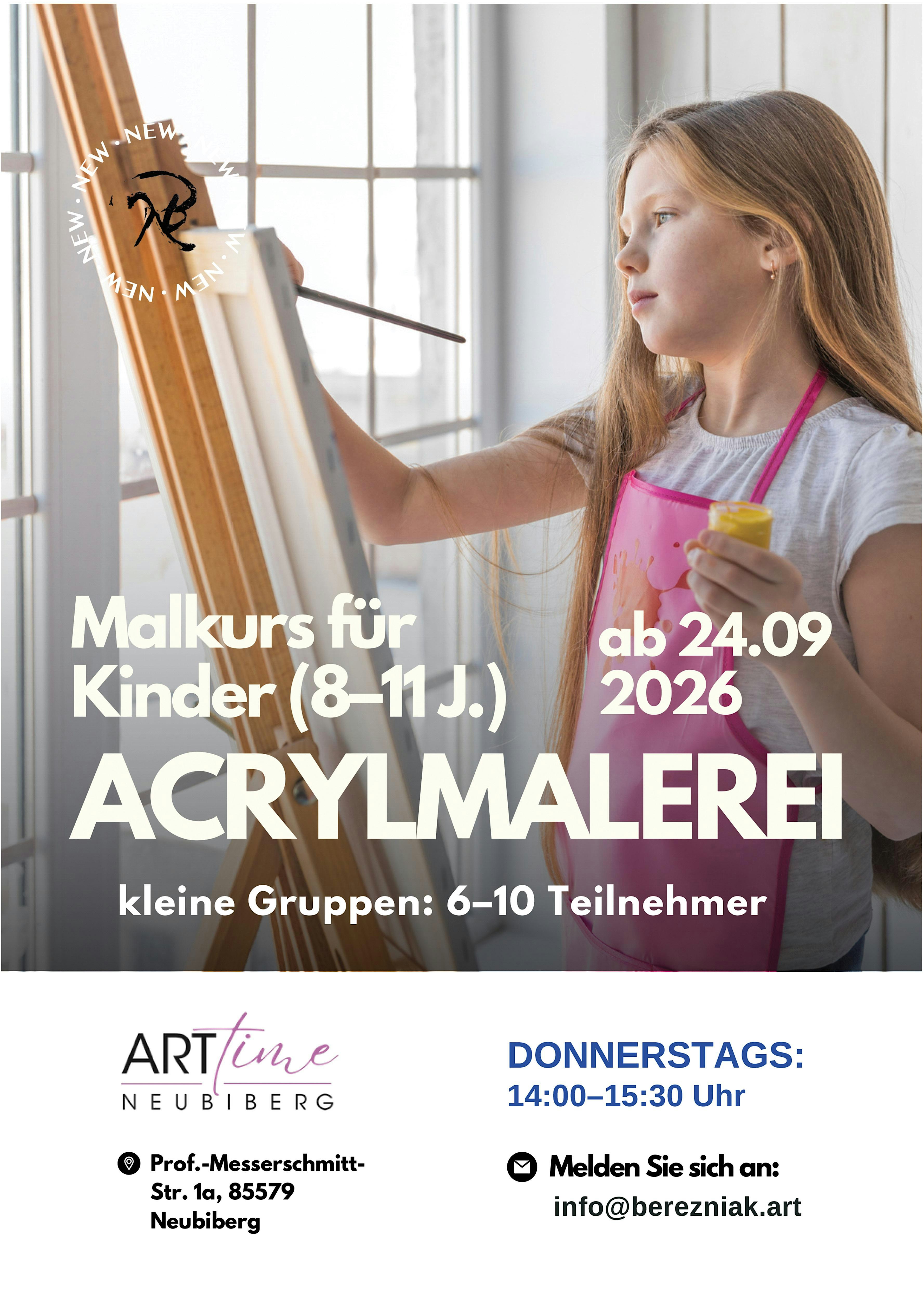 Acrylmalerei für Kinder (8–11 Jahre)
