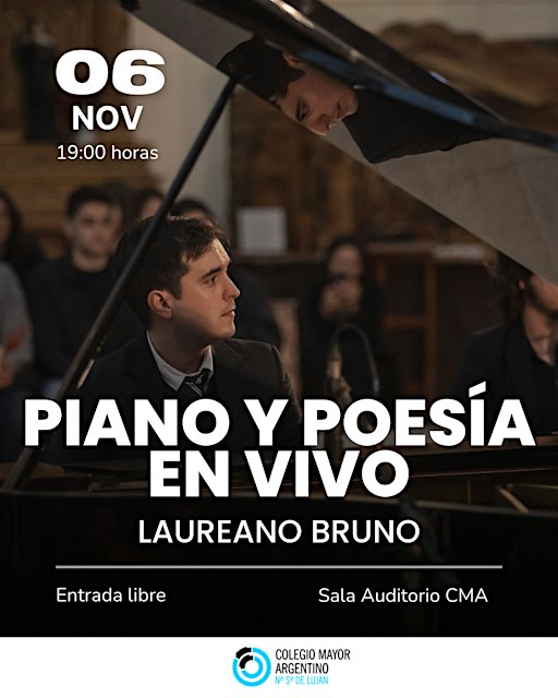 Piano y poesía: Laureano Brino