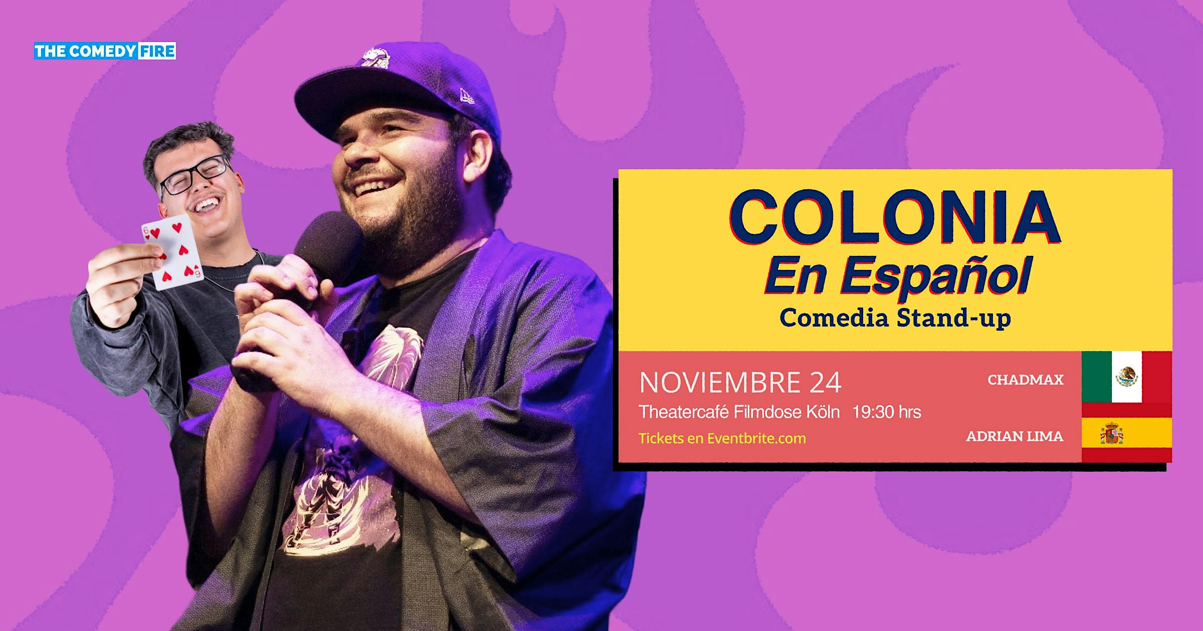 Colonia en Español #10 - Show de comedia stand-up| de México y España