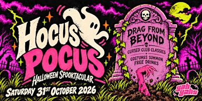 Hocus Pocus Halloween Spectacular at Yah Yahs Saturday Oct 31st