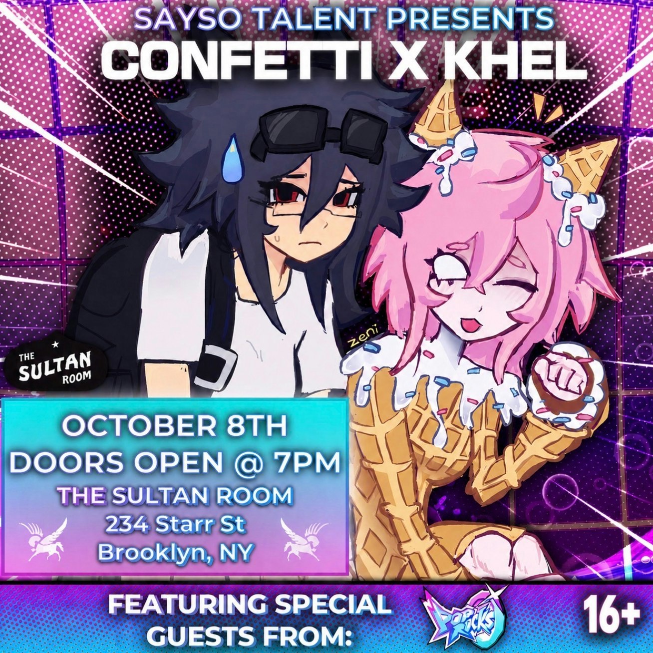 Sayso Talent Presents: confetti x khel