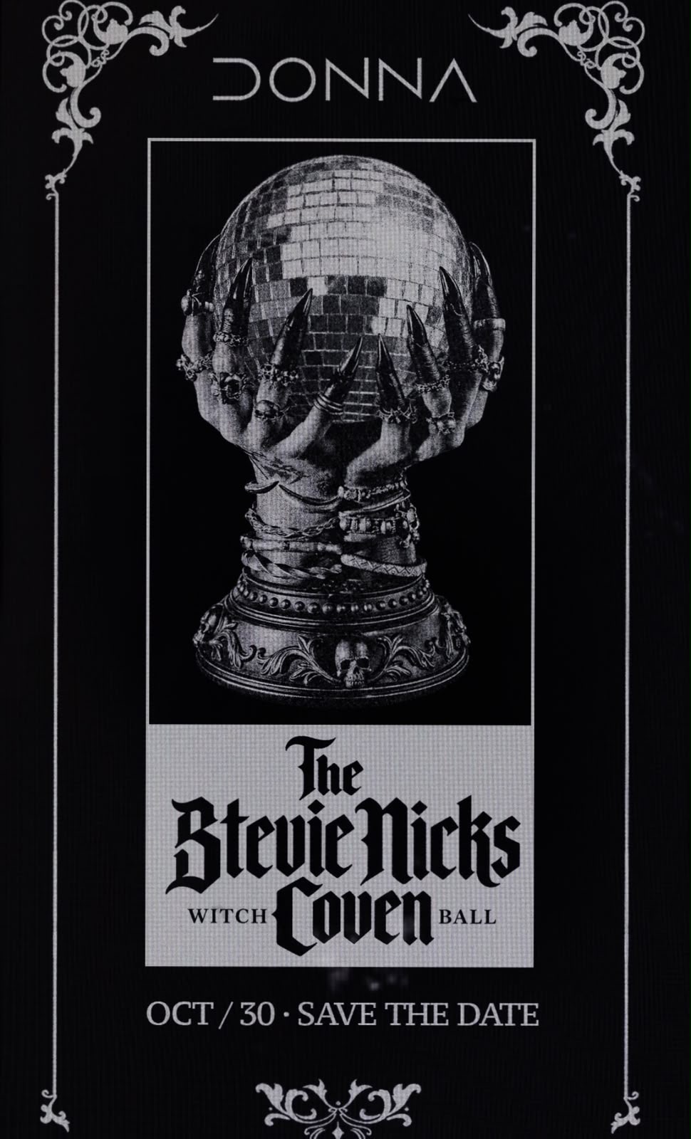 The Stevie Nicks Coven Witch Ball x Donna & [sic]