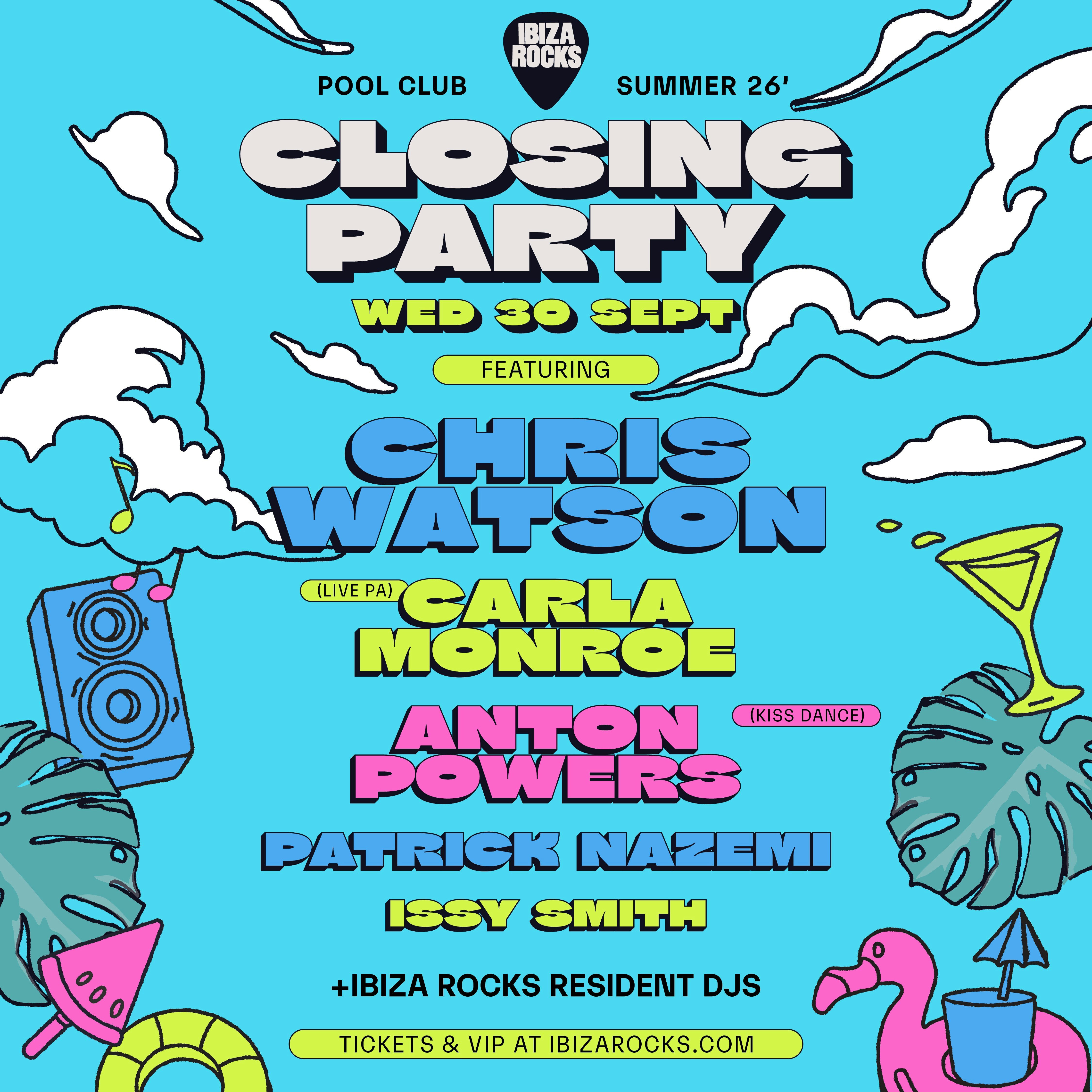 Ibiza Rocks Closing Party