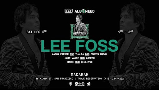 LEE FOSS at MadaRae