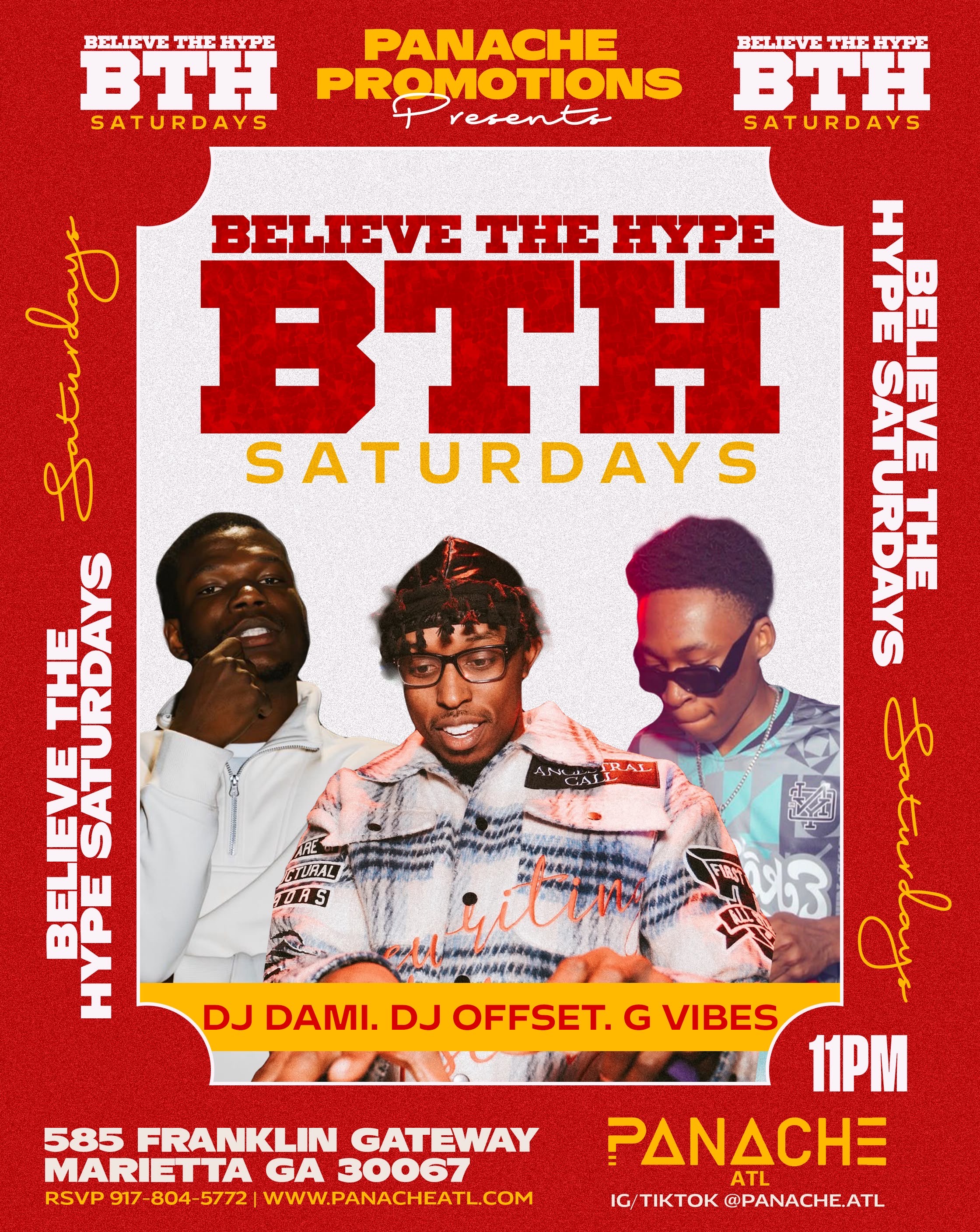 BELIEVE   THE HYPE   SARTURDAYS