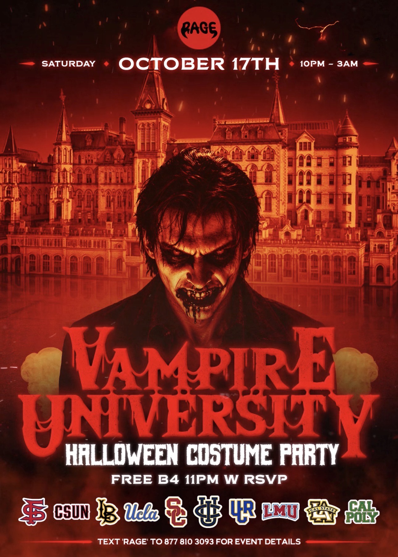 VAMPIRE UNIVERSITY COSTUME PARTY 🧛