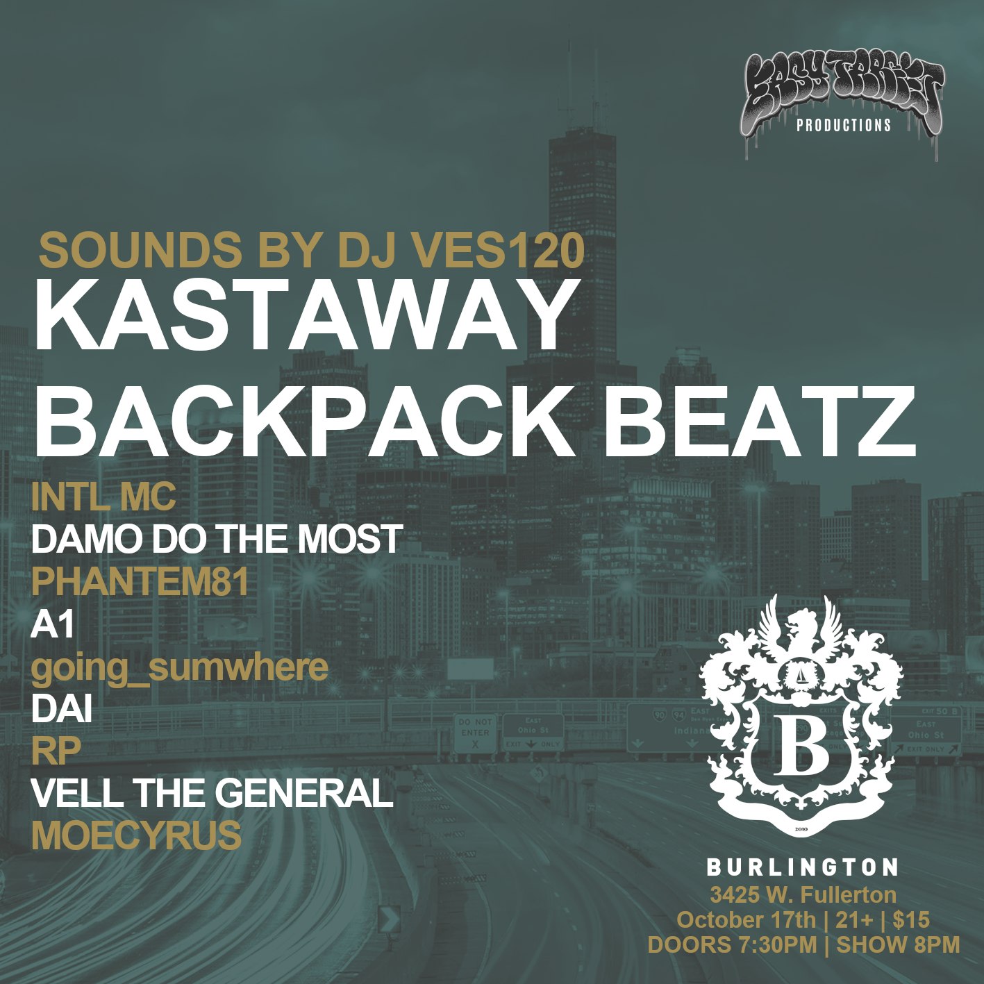 KASTAWAY x BACKPACK BEATZ & Friends (with sounds By VES120"