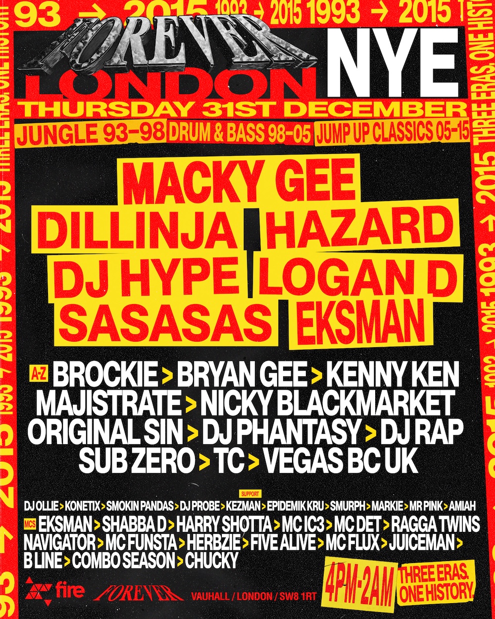 Forever London NYE