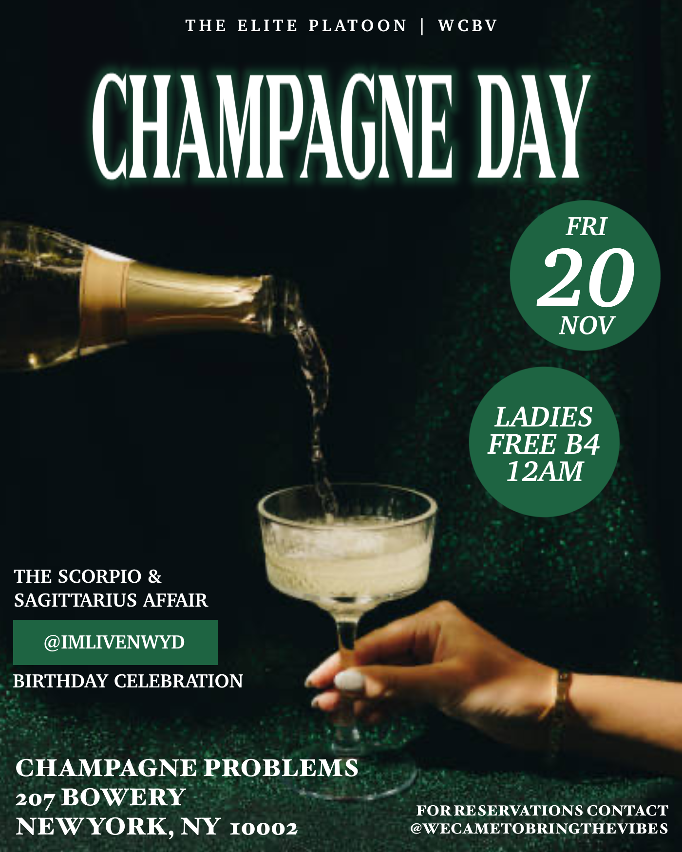 Champagne Day: Scorpio & Sagittarius Affair