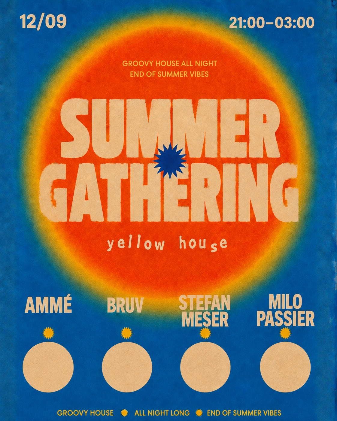 Summer Gathering with Ammé, Milo Passier, Stefan Meser, Bruv