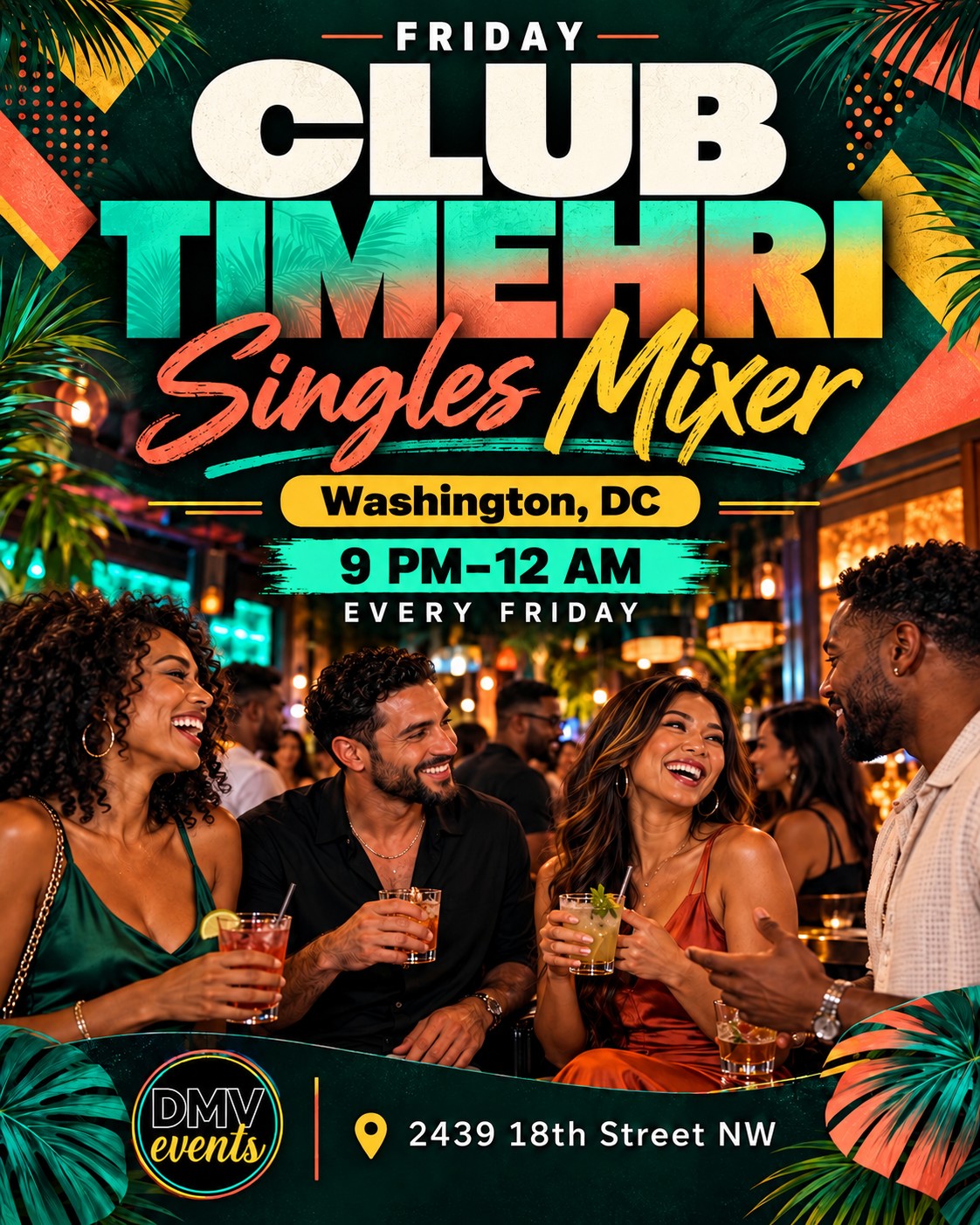 Friday Night Singles Mixer at Club Timehri