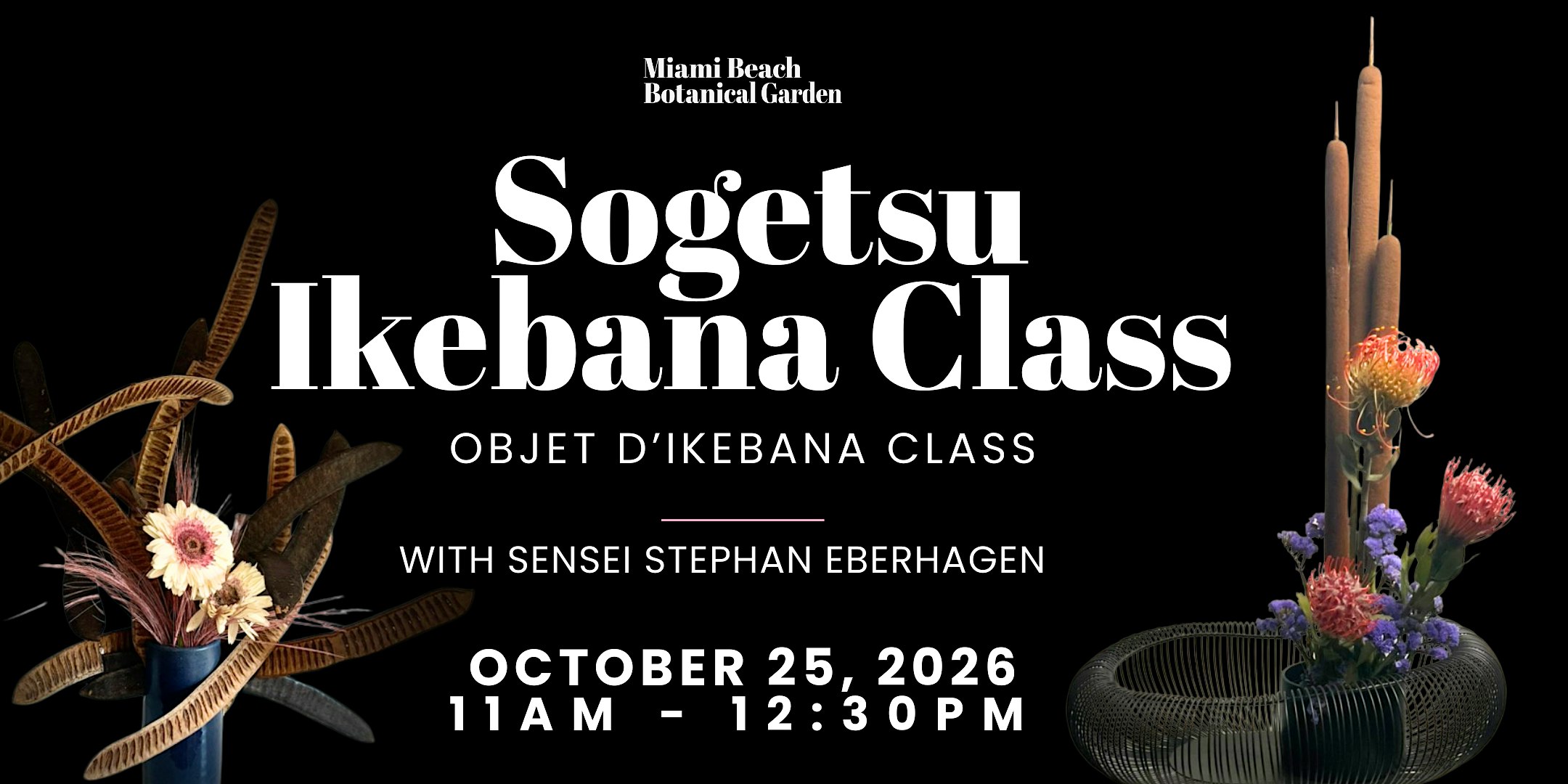 Sogetsu Ikebana Class