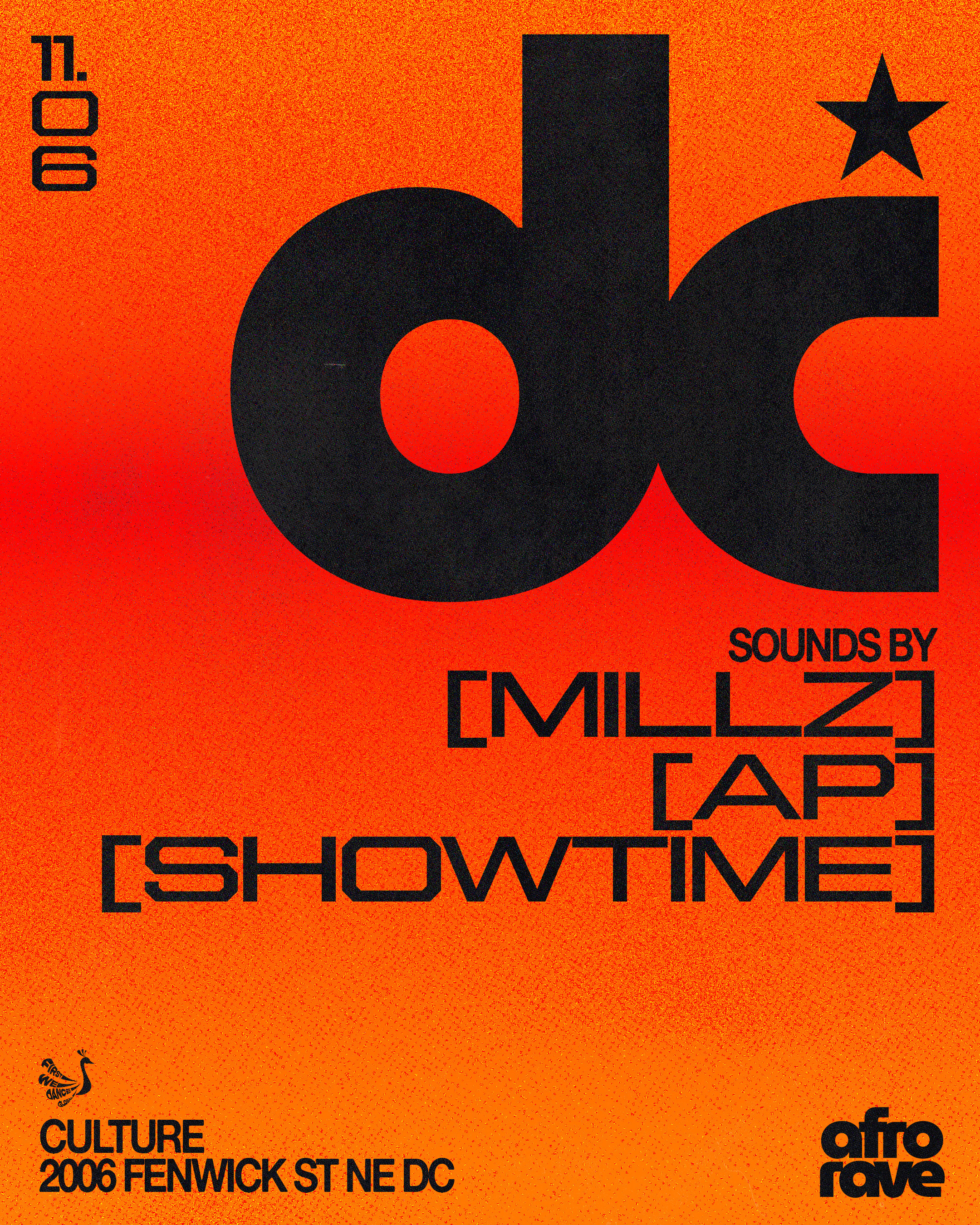FirstWeDance: DC @ Culture 11.6 (21+)
