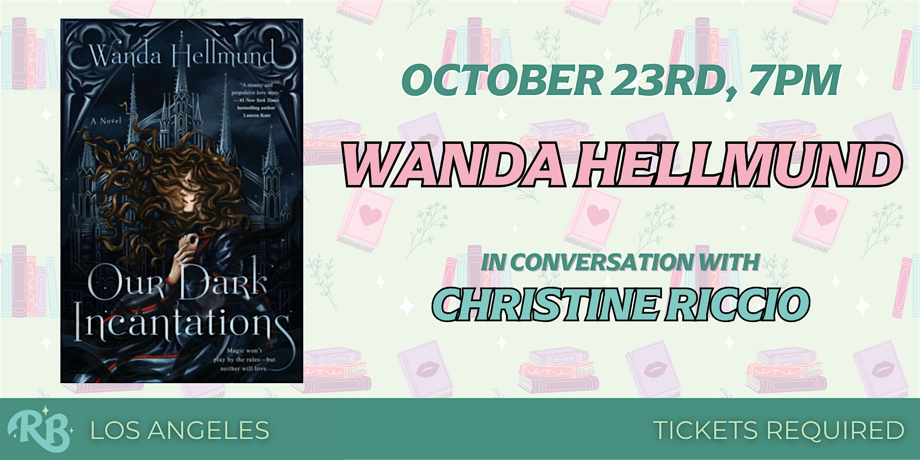 Wanda Hellmund LA Book Event for Our Dark Incantations