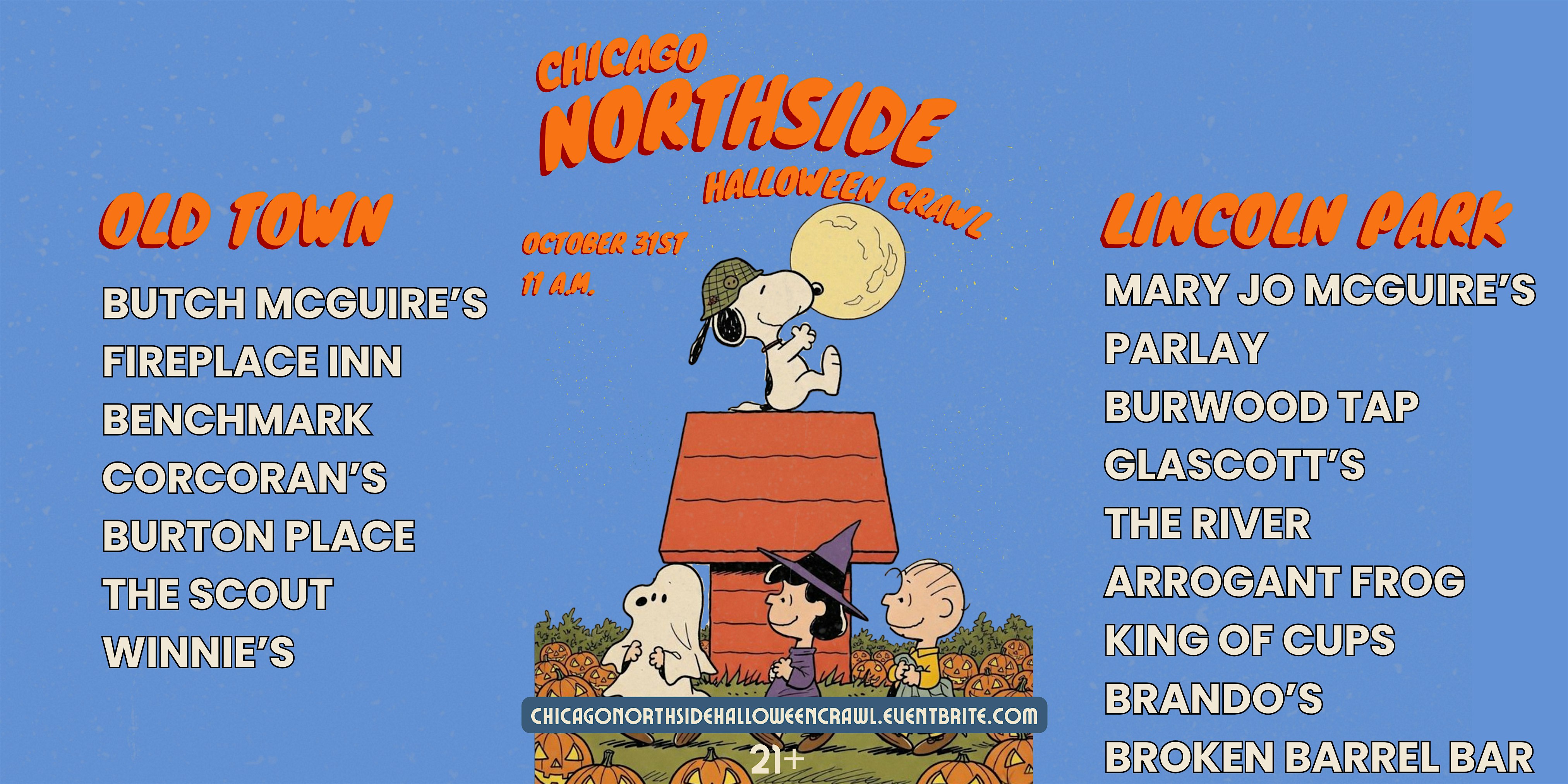 CHICAGO NORTHSIDE HALLOWEEN BAR CRAWL