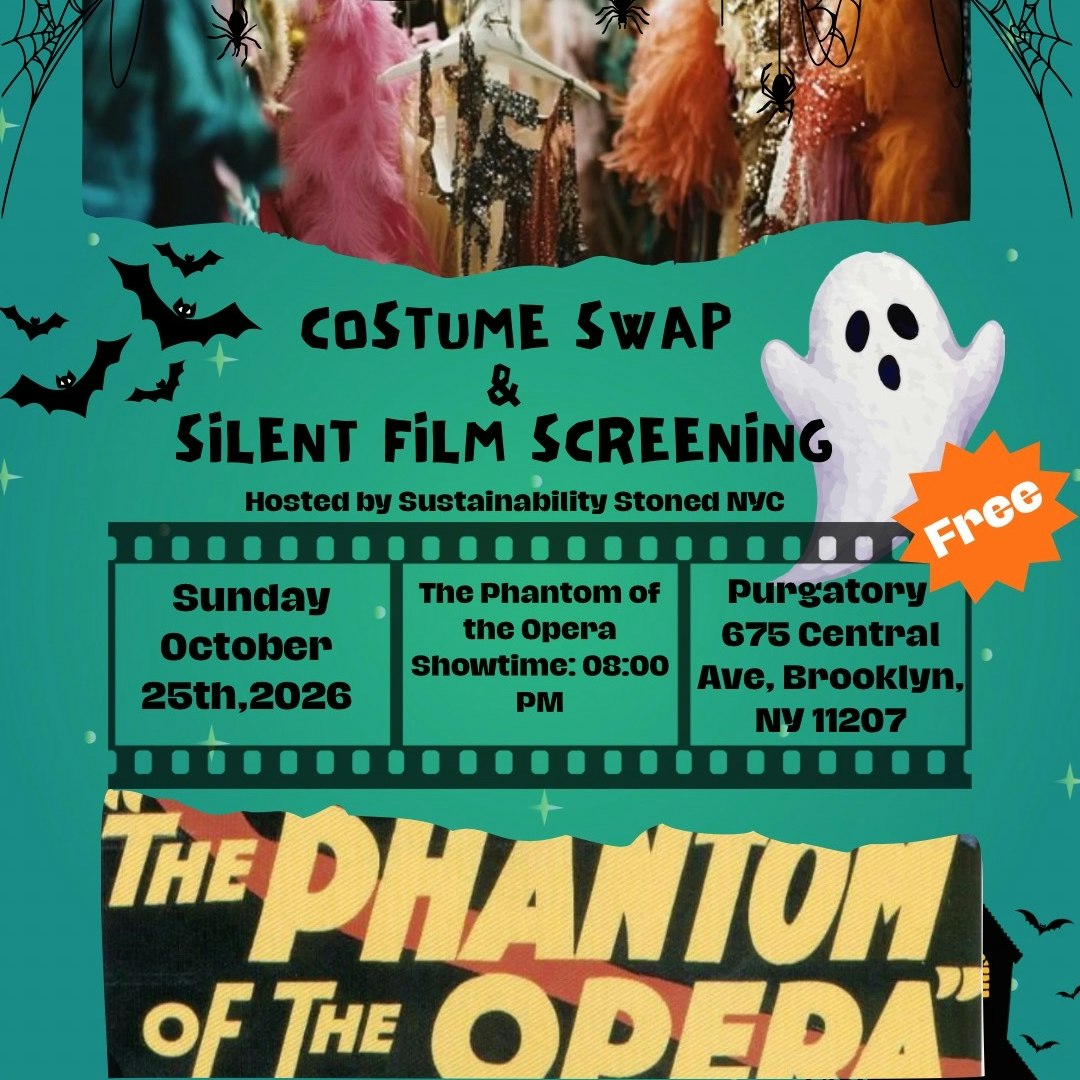 DOWNSTAIRS: Halloween Costume Swap and Silent Movie Night