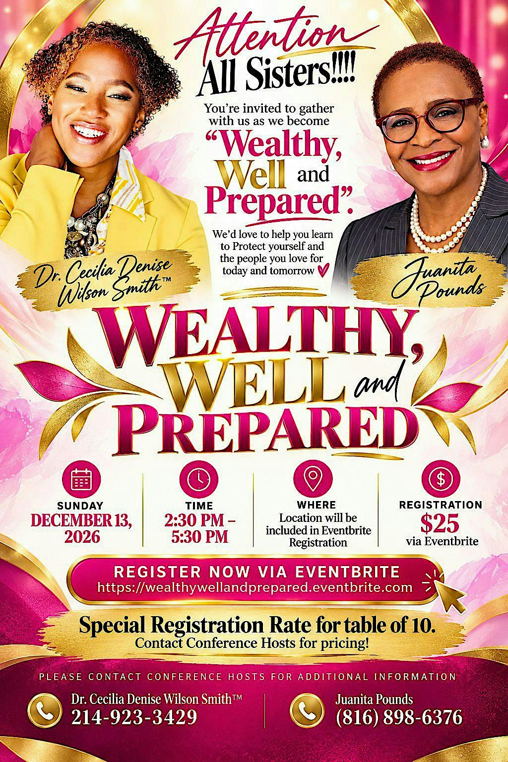 WEALTHY, WELL AND PREPARED