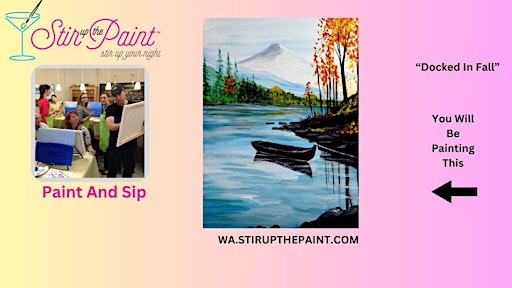 Seattle Paint and Sip, Paint Party, Paint Night  With Stir Up The Paint