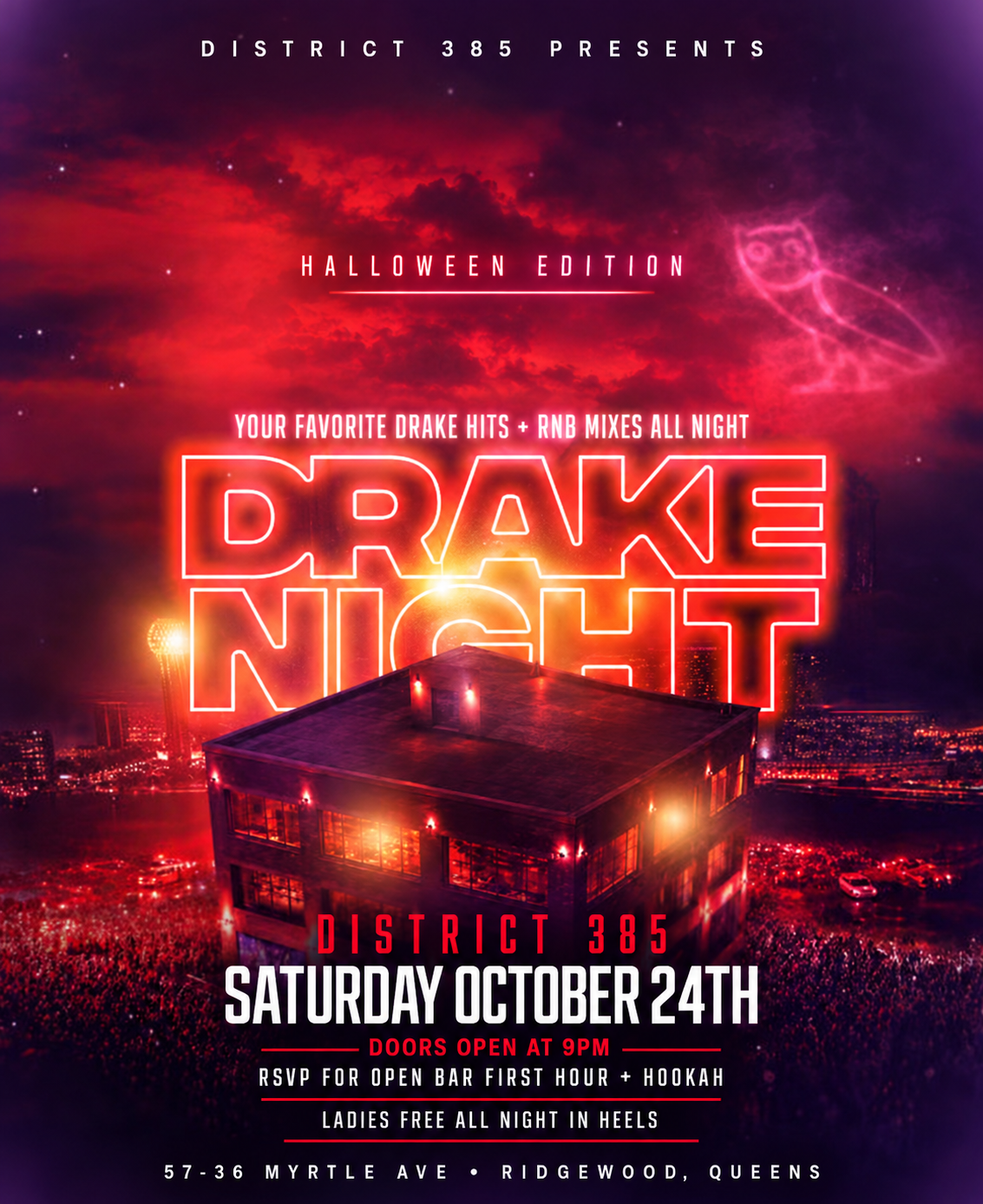DRAKE  NIGHT  HALLOWEEN  EDITION