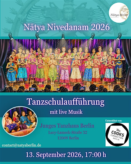Nātya Nivedanam - Tanzschulaufführung mit live Musik
