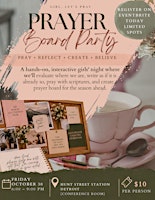 Girls Night Prayer Board Party