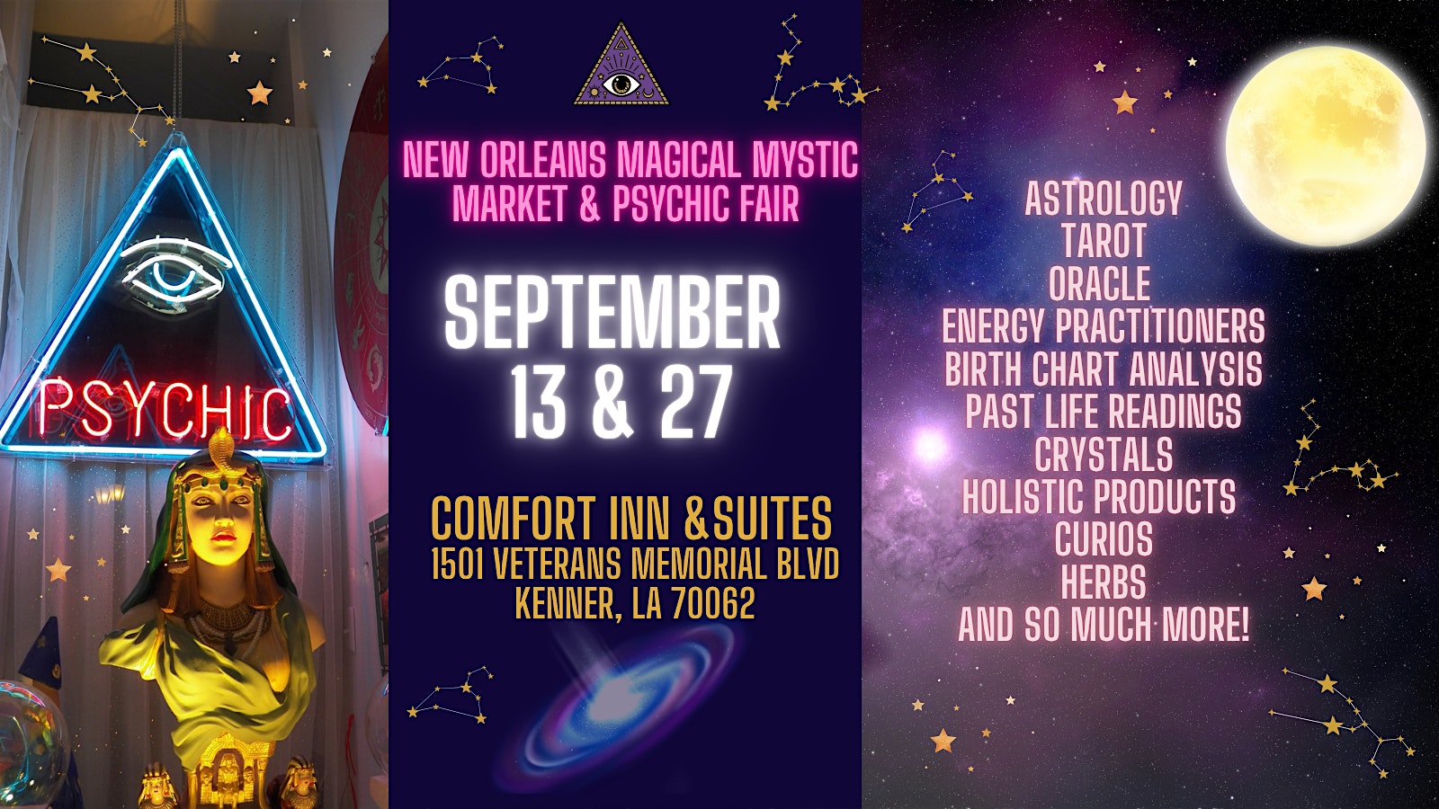 The New Orleans Magical Mystic Market and Psychic Fair
