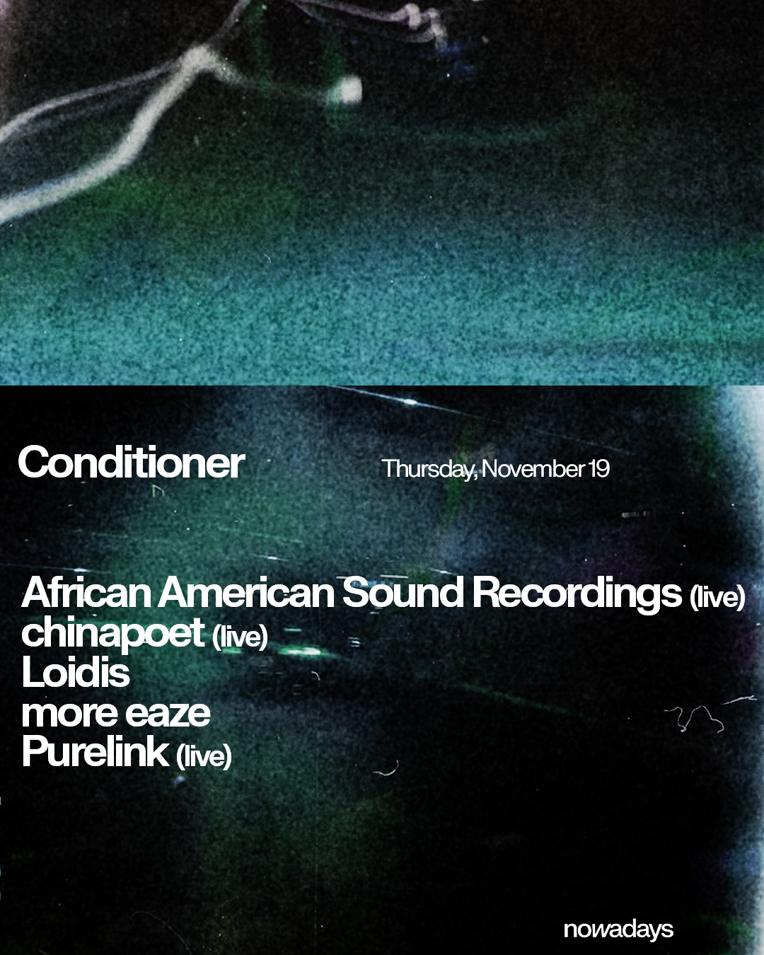 OST & Conditioner: African American Sound Recordings, chinapoet, Loidis, more eaze, Purelink