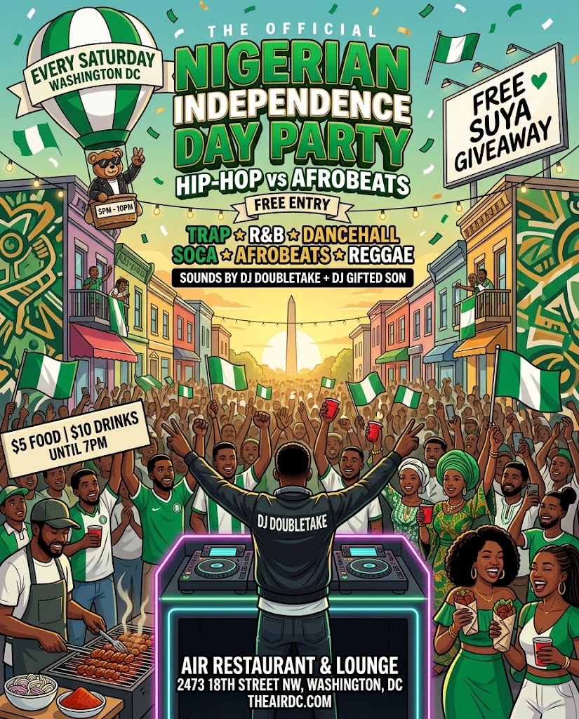 The Official Nigerian Independence Day Party | Free Suya, Free Entry
