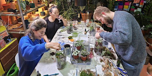 Terrarium Workshops at Repot Hackney Wick