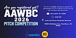2026 AAWBC PITCH COMPETITION