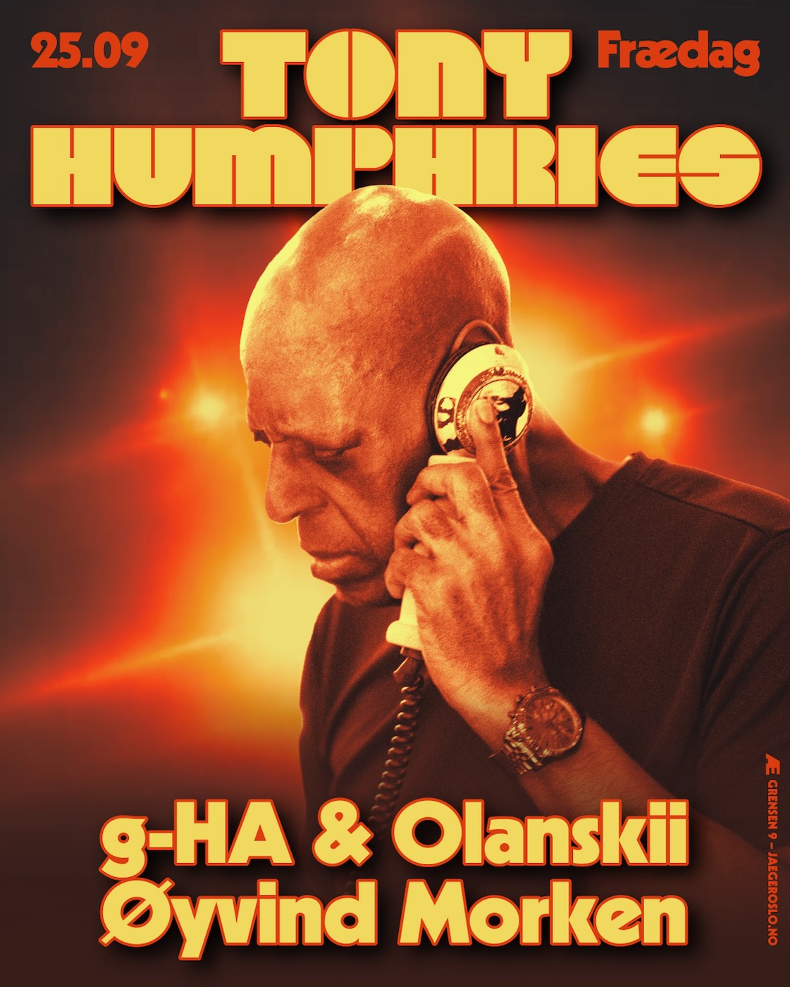 Frædag: Tony Humphries + G-HA & Olanskii + Øyvind Morken